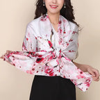 Tendance écharpe de soie pour femme