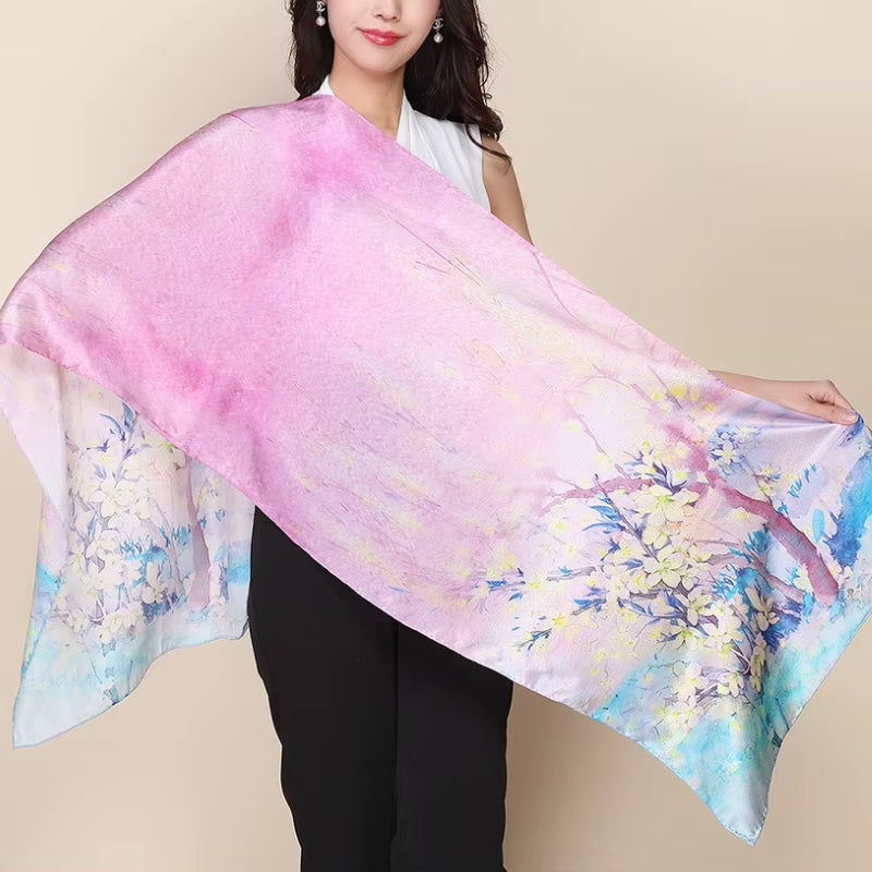 Tendance foulard de soie pour femme