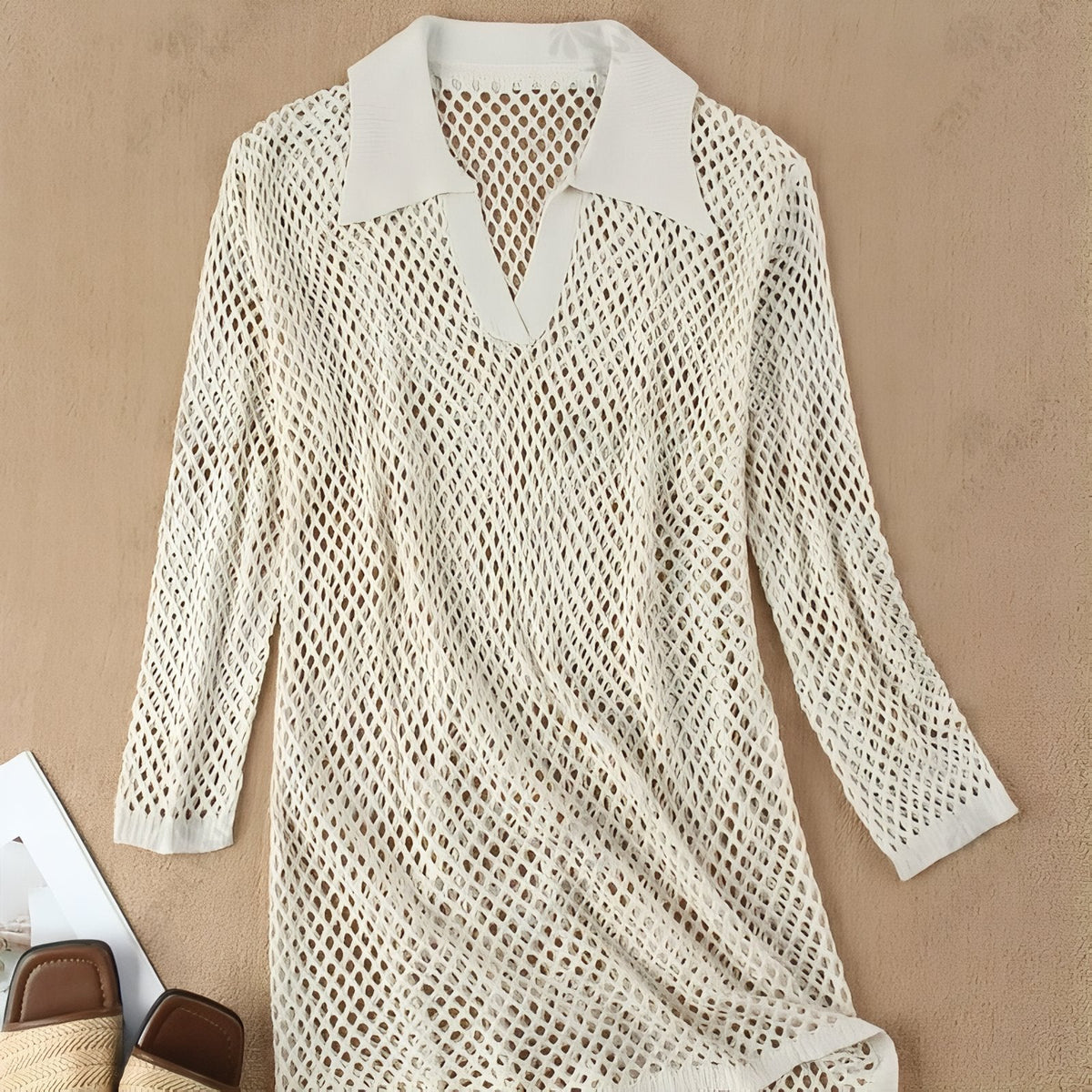 Tenue de plage en maille