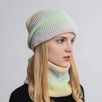 Tour de cou et bonnet pour femme