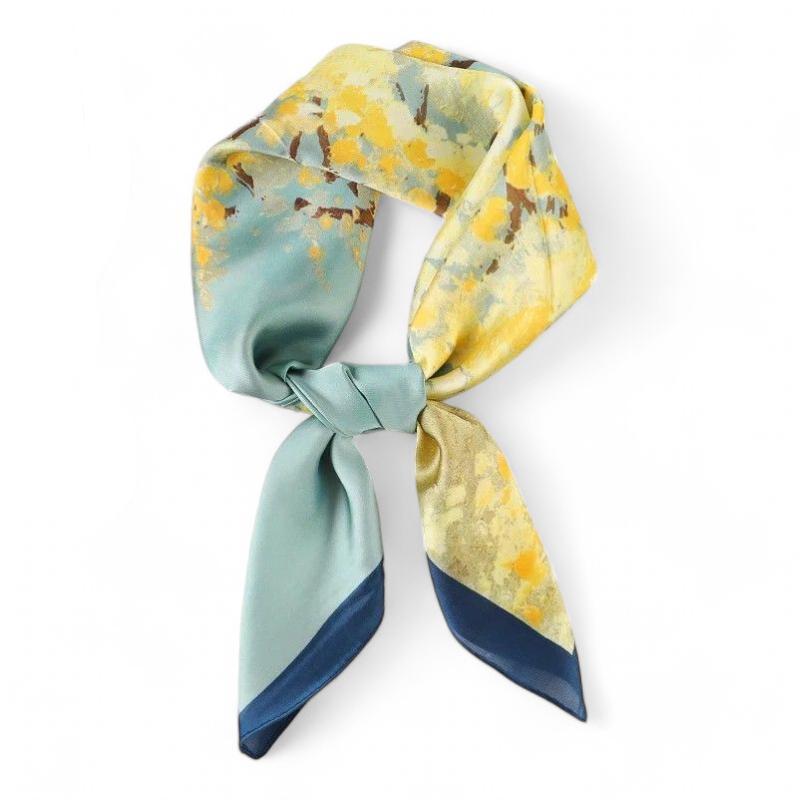 Tour de cou femme en foulard petit format