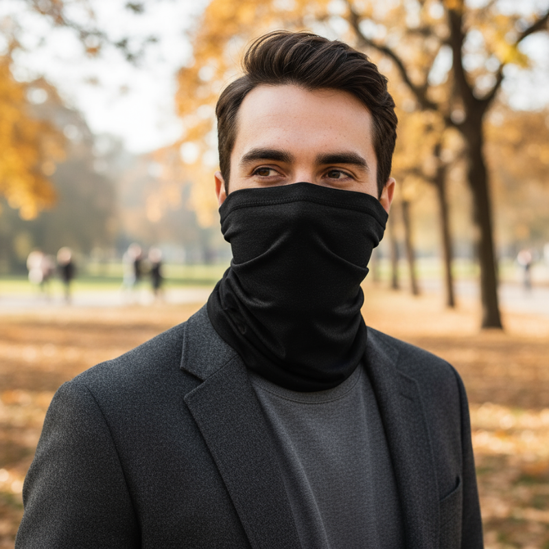 Tour de cou homme en polaire