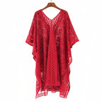 Tunique en dentelle courte de type robe paréo