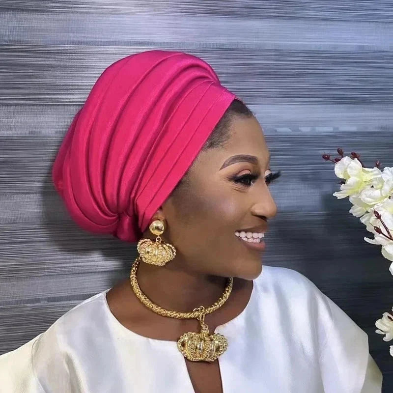 Turban africain en foulard
