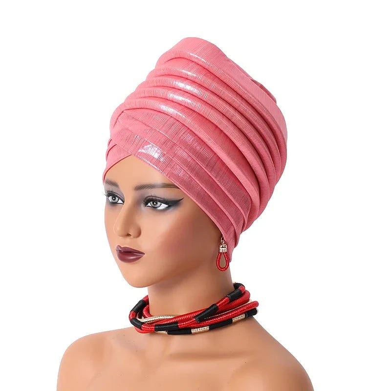 Turban en foulard africain