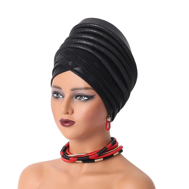 Turban foulard d’inspiration africaine